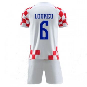 Chorvatsko dětské MS 2022 Dejan Lovren 6 fotbalové dresy domáci